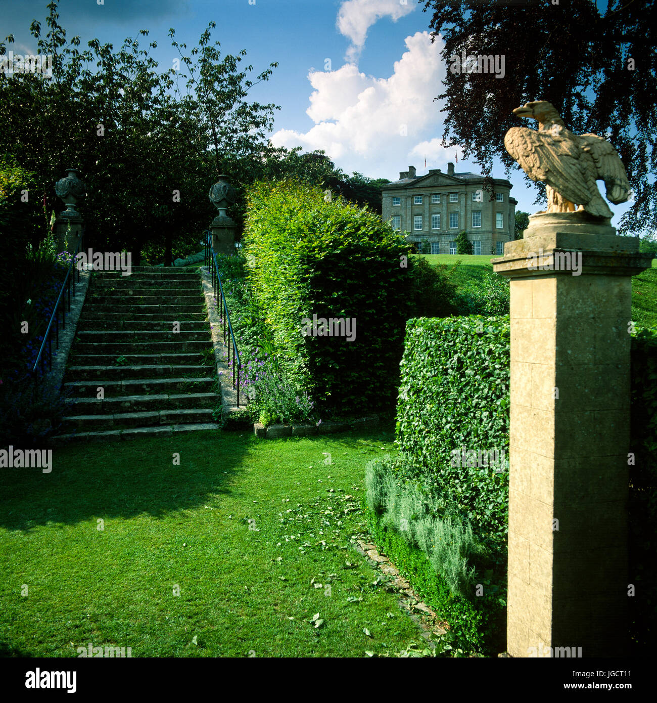 Jardin en escalier Banque D'Images