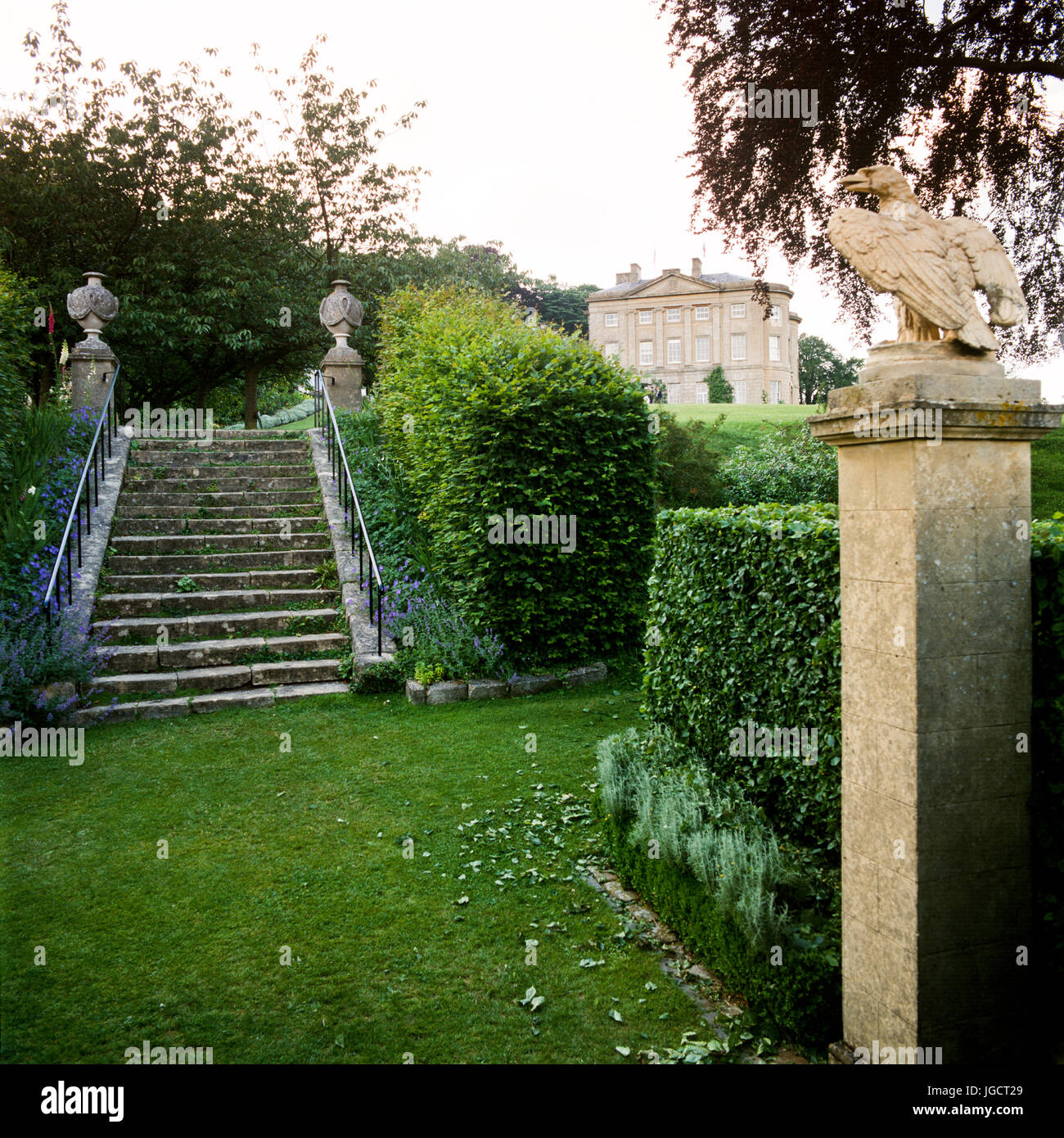 Jardin en escalier Banque D'Images