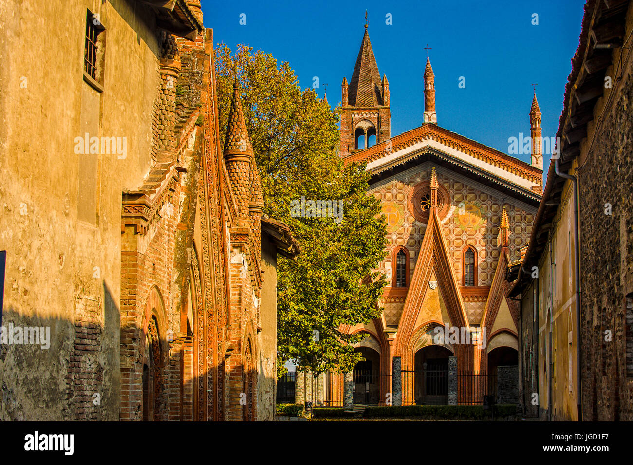 Italie Piémont Buttigliera Alta Sant'Antonio di Ranverso externe Precettoria Banque D'Images