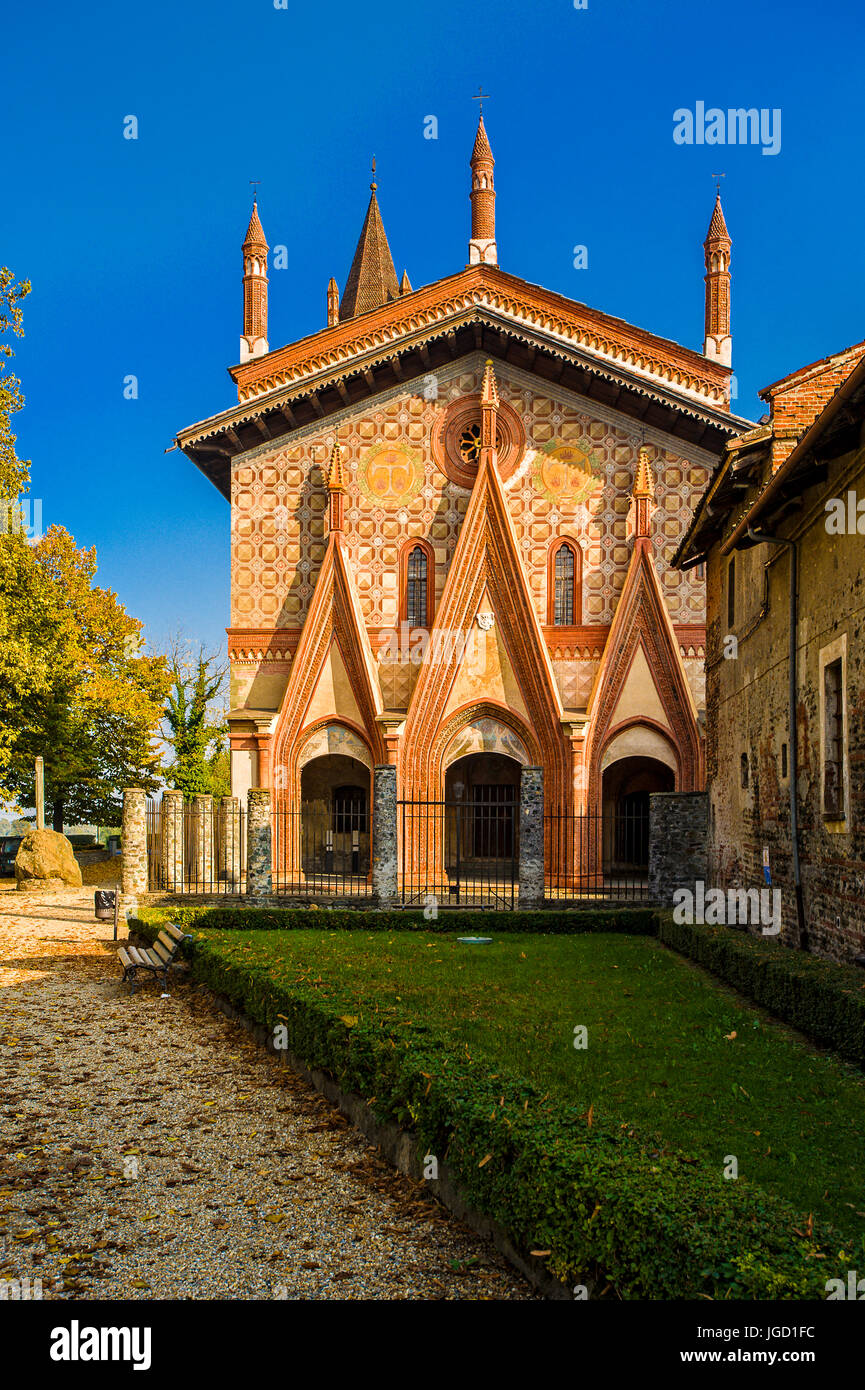 Italie Piémont Buttigliera Alta Sant'Antonio di Ranverso externe Precettoria Banque D'Images