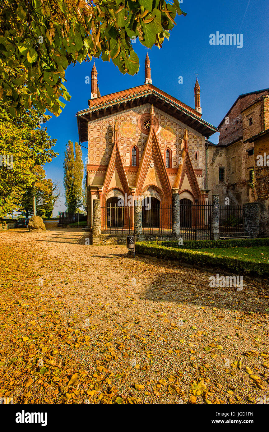 Italie Piémont Buttigliera Alta Sant'Antonio di Ranverso externe Precettoria Banque D'Images