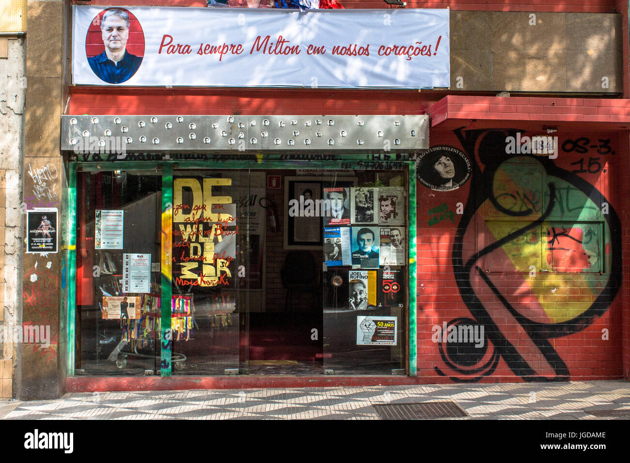 Studio Theatre 184, Franklin Roosevelt Square, 01.12.2015, Capital, Centre, São Paulo, Brésil. Banque D'Images