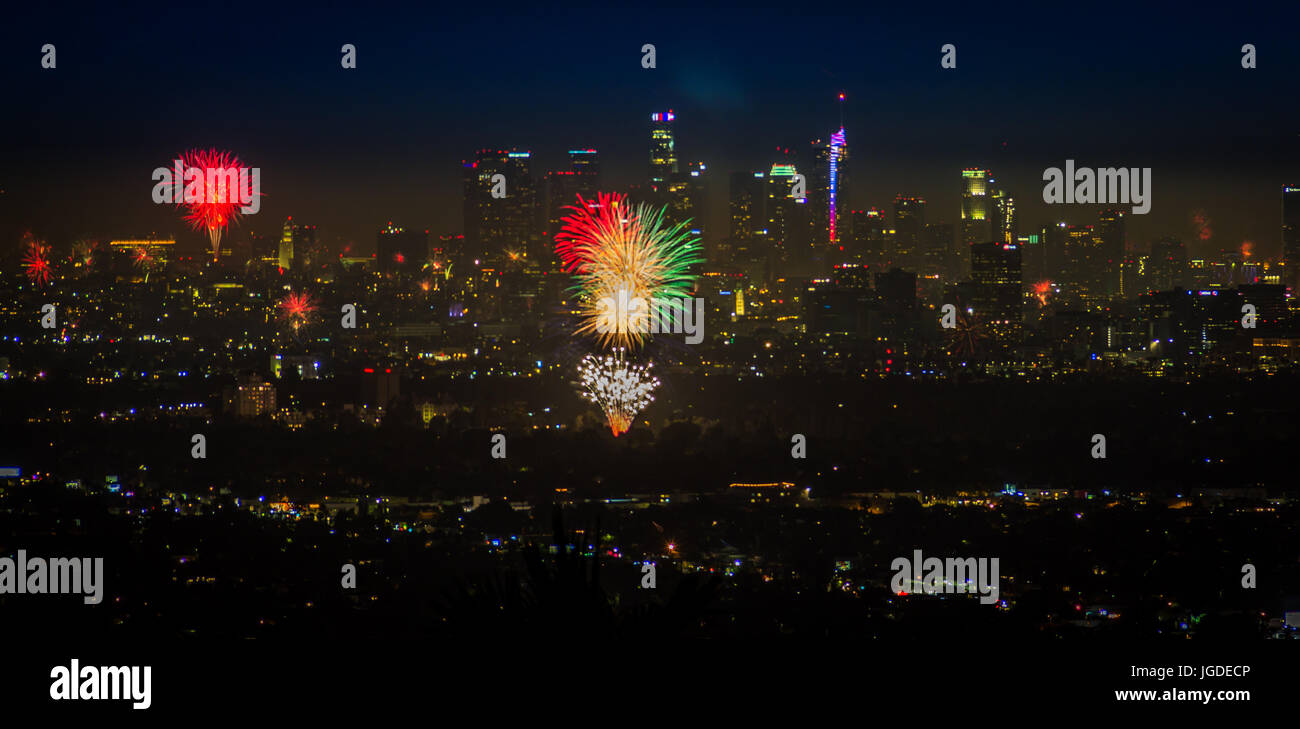 Le 4 juillet 2017 Los Angeles Banque D'Images