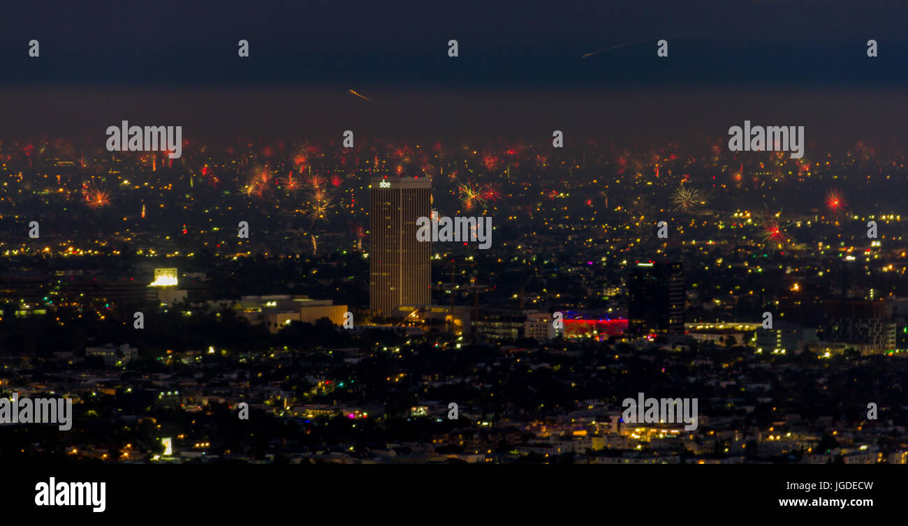 Le 4 juillet 2017 Los Angeles Banque D'Images