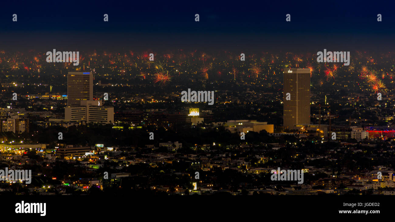 Le 4 juillet 2017 Los Angeles Banque D'Images