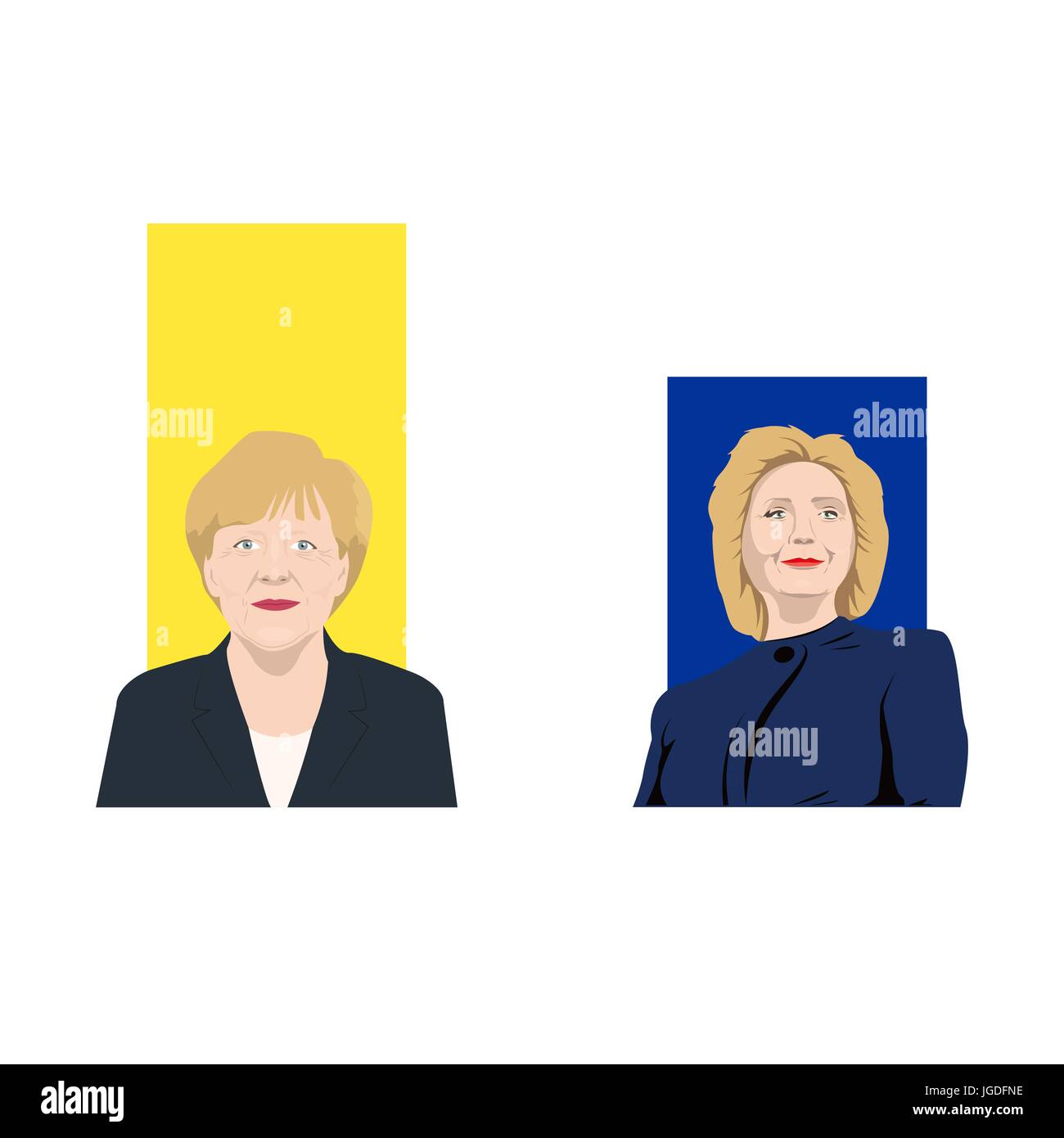 politiciens Illustration de Vecteur