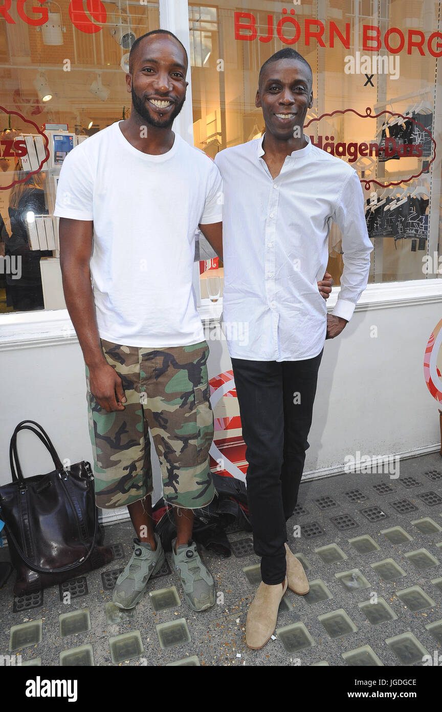 Björn Borg by Häagen-Dazs lancement party Londres 04 juillet 2017. Crédit : Alamy News Banque D'Images