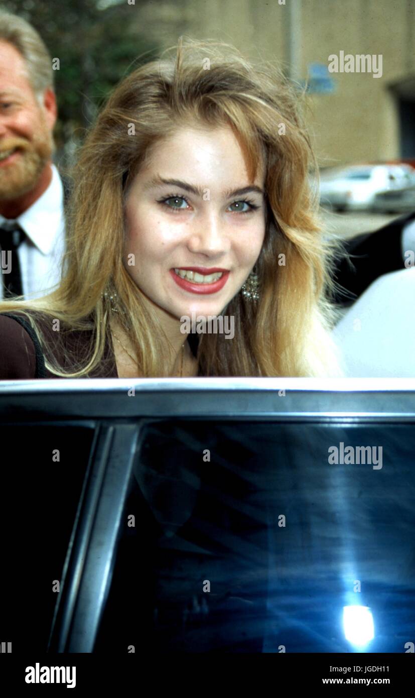 RTWM / MediaPunch CHRISTINA APPLEGATE JANVIER 1990 NEW ORLEANS © RTWM / MediaPunch Banque D'Images