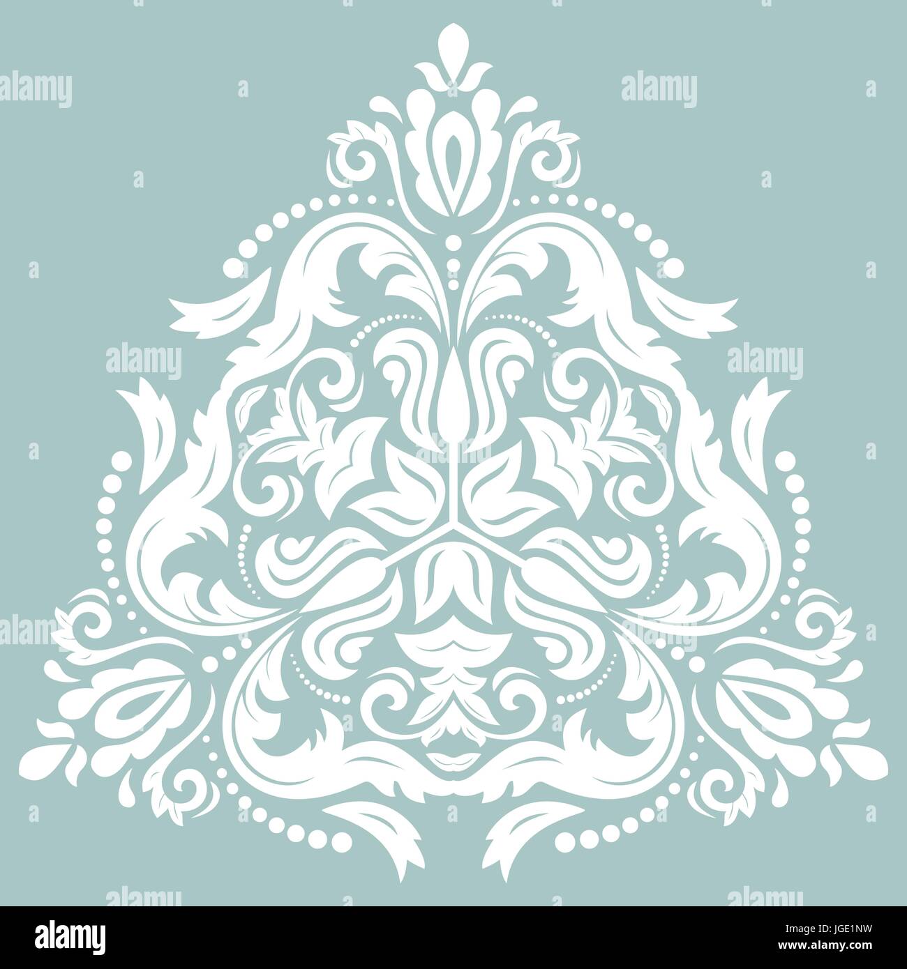 Résumé Motif Vecteur Oriental Illustration de Vecteur