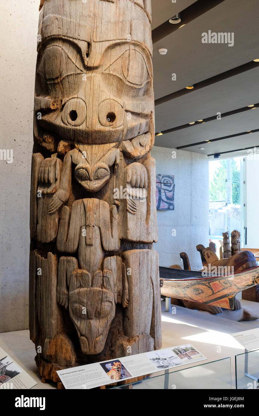 Musée d'Anthropologie, Vancouver, Canada Banque D'Images