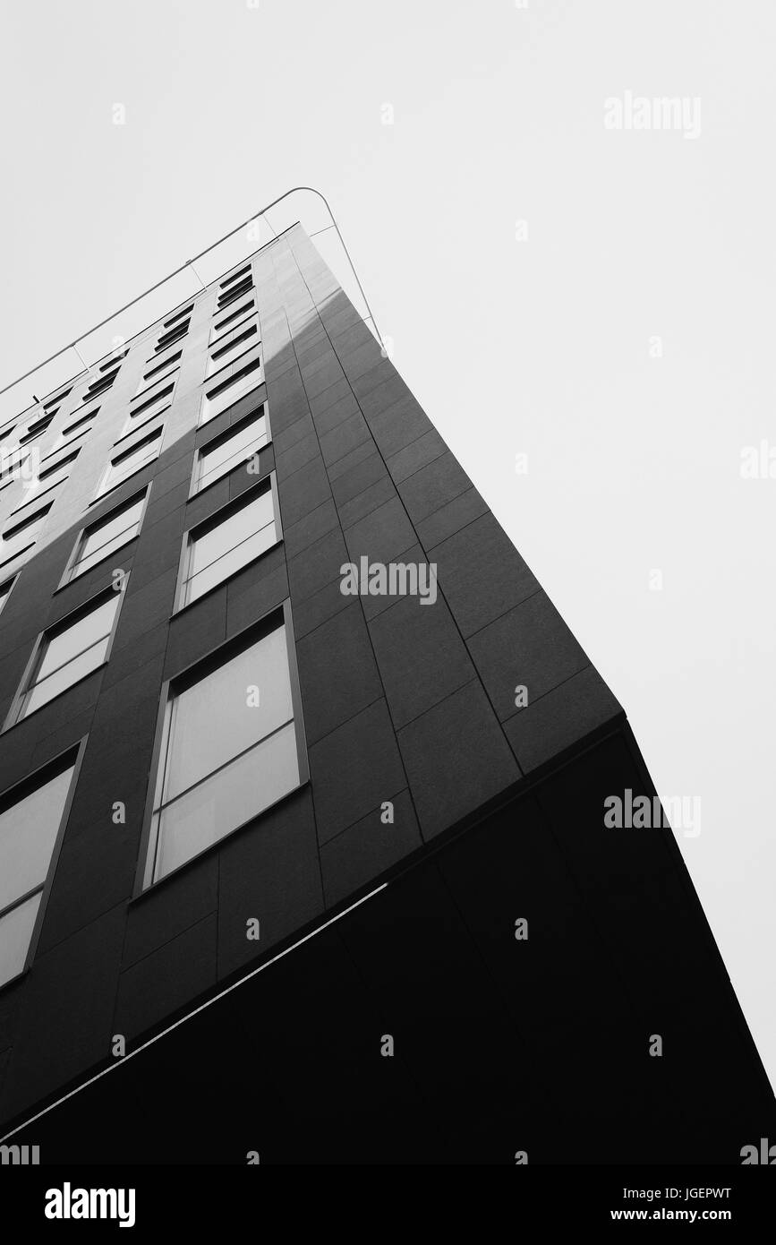 Bâtiment et ciel bleu à Bruxelles, Belgique Banque D'Images