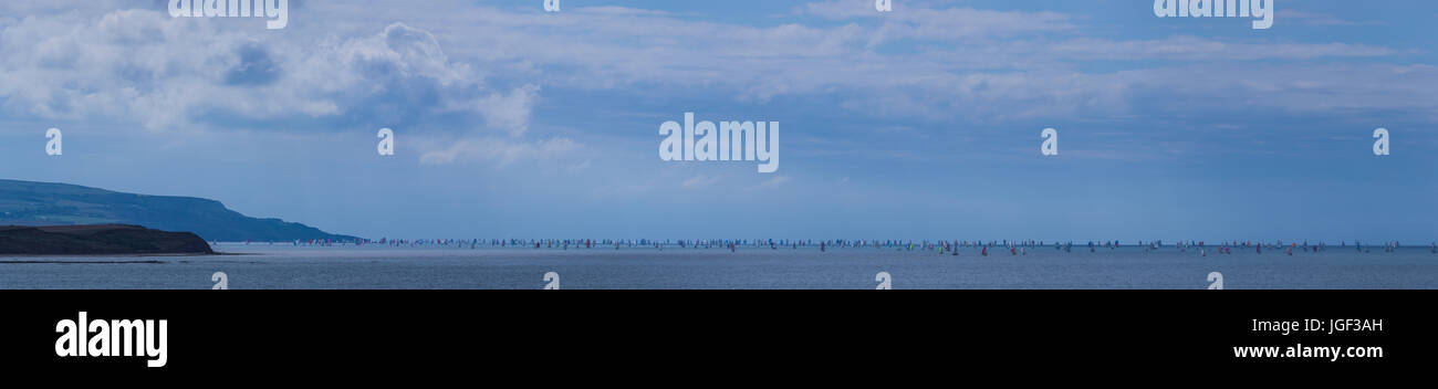 Île de Wight boat race 2017 Banque D'Images