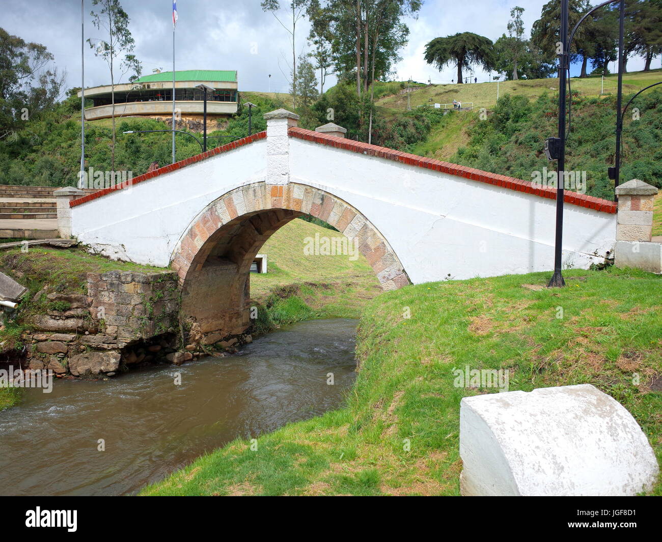 19ème juin 2017, TUNJA, COLOMBIE - Puente de Boyaca, le site de la célèbre bataille de Boyaca où l'armée de Simon Bolivar, avec l'aide de la Brit Banque D'Images