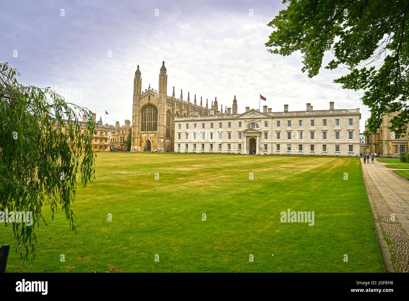 Kings College de Cambridge plates Banque D'Images