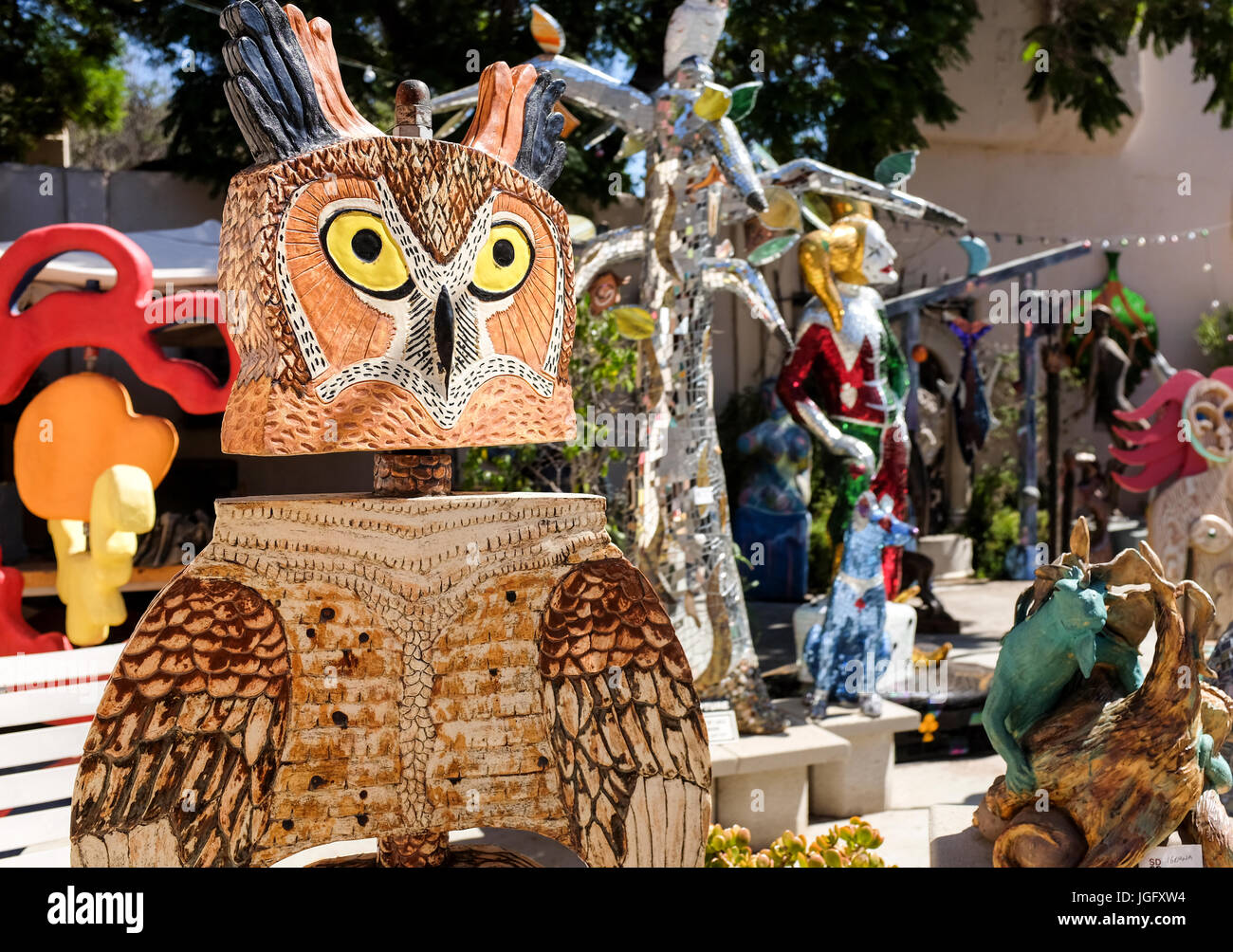 Spanish Village Art Center, Balboa Park, San Diego, Californie Banque D'Images