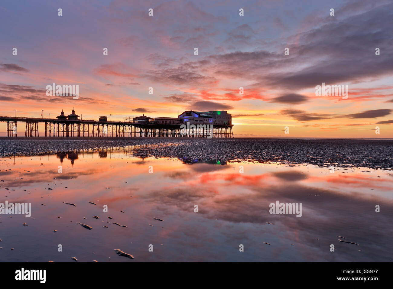 North Pier, Blackpool, Lancashire, UK Banque D'Images