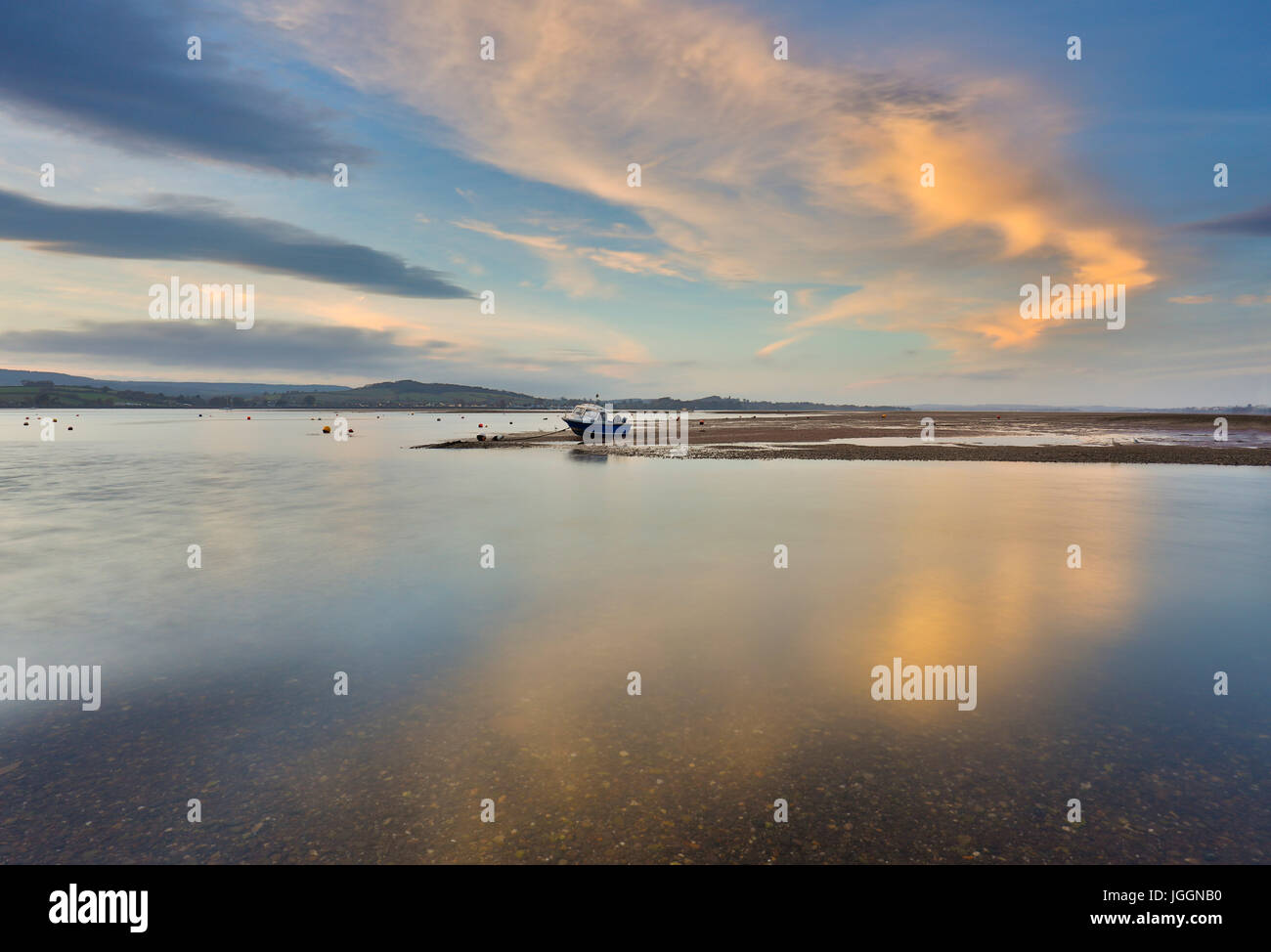Exmouth Devon ; Plage ; Royaume-Uni ; Banque D'Images