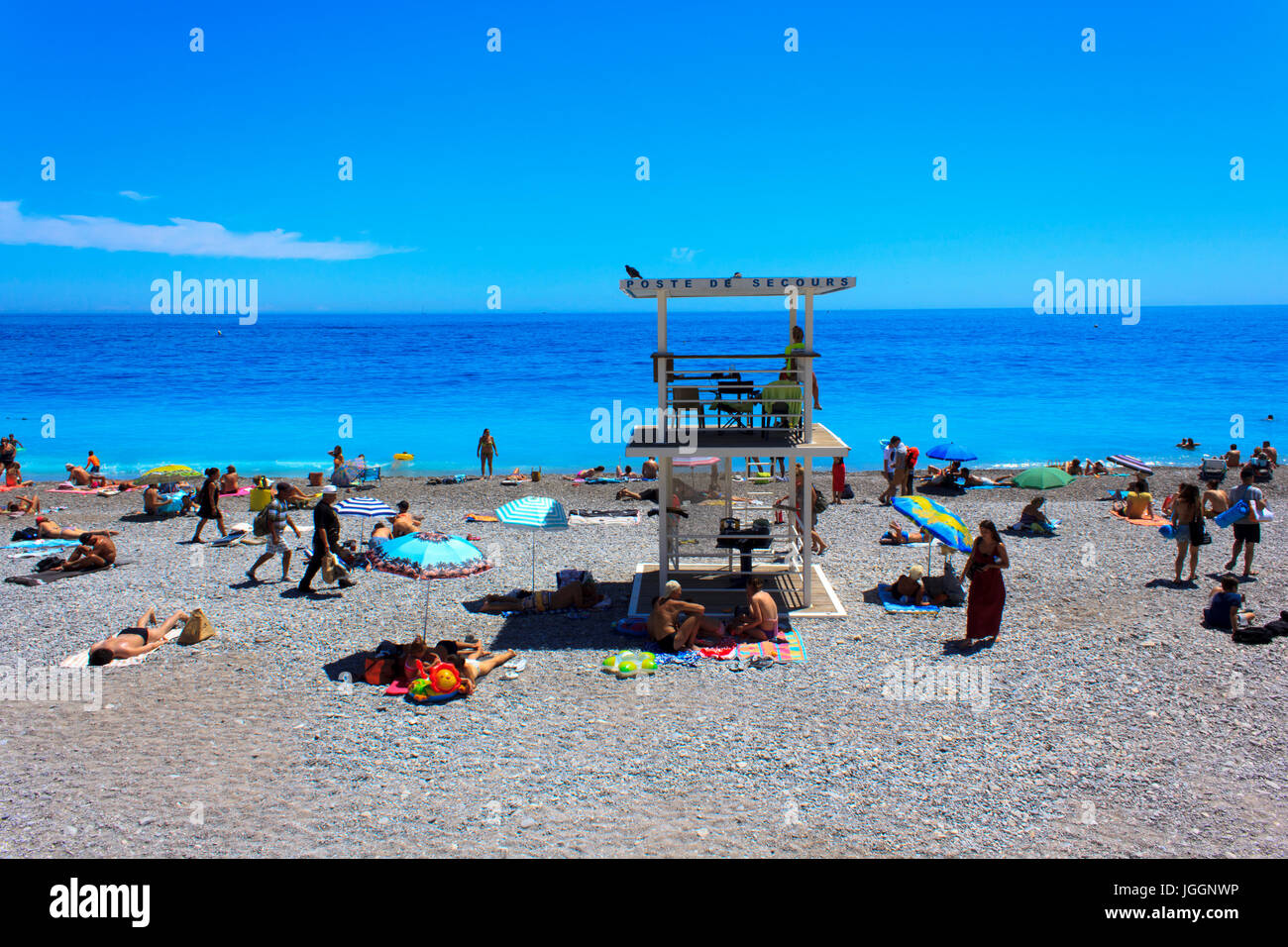 Promenade des Anglais, Nice, France Banque D'Images