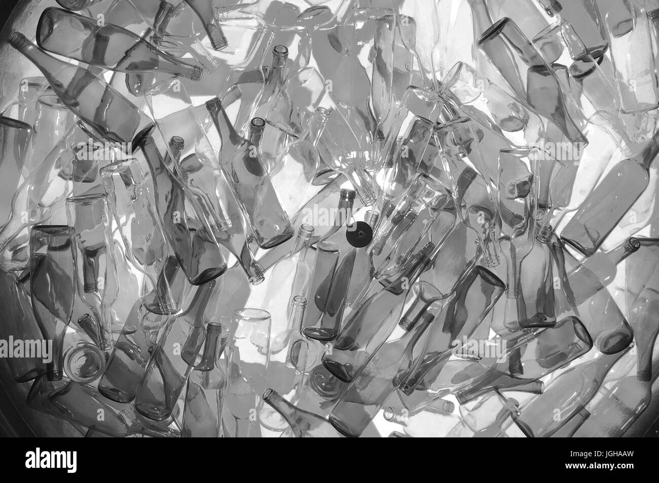 Recyclage de verre Banque D'Images