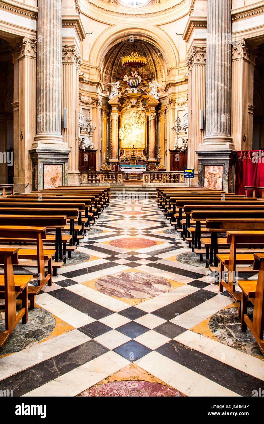Interieur de la Basilique de Superga. Turin Province de Turin Italie. 07.12.2012 Photo Stock Alamy