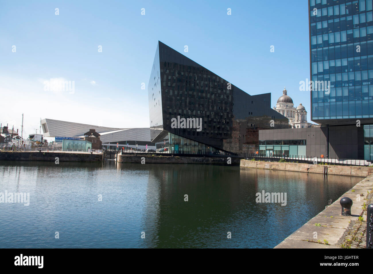 11 l'île de Mann et le Musée de la vie par Liverpool Liverpool Liverpool Waterfront Dock conserve de Merseyside England Banque D'Images