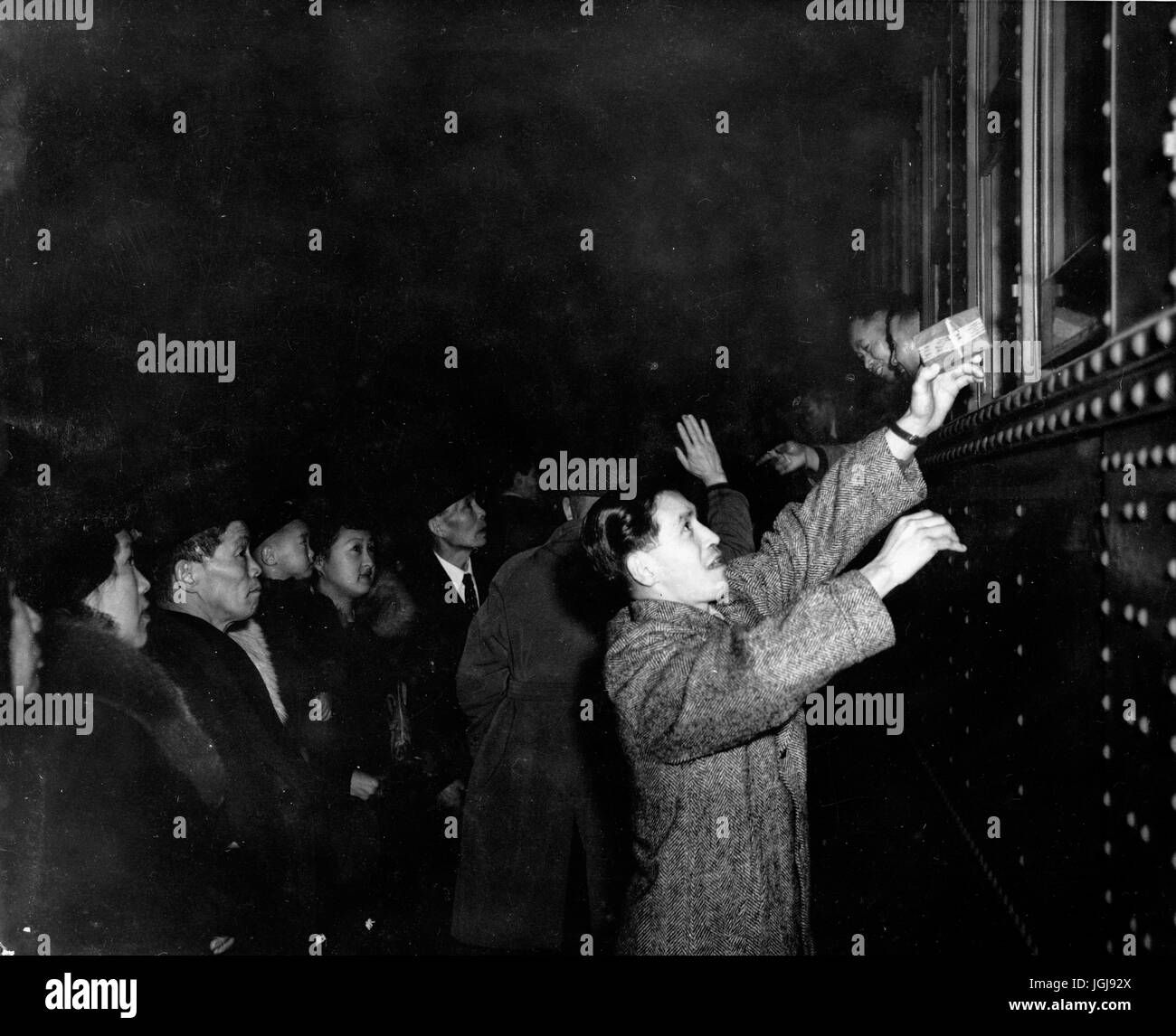 Les Canadiens d'origine japonaise - l'évacuation et de la réinstallation en C.-B. Banque D'Images