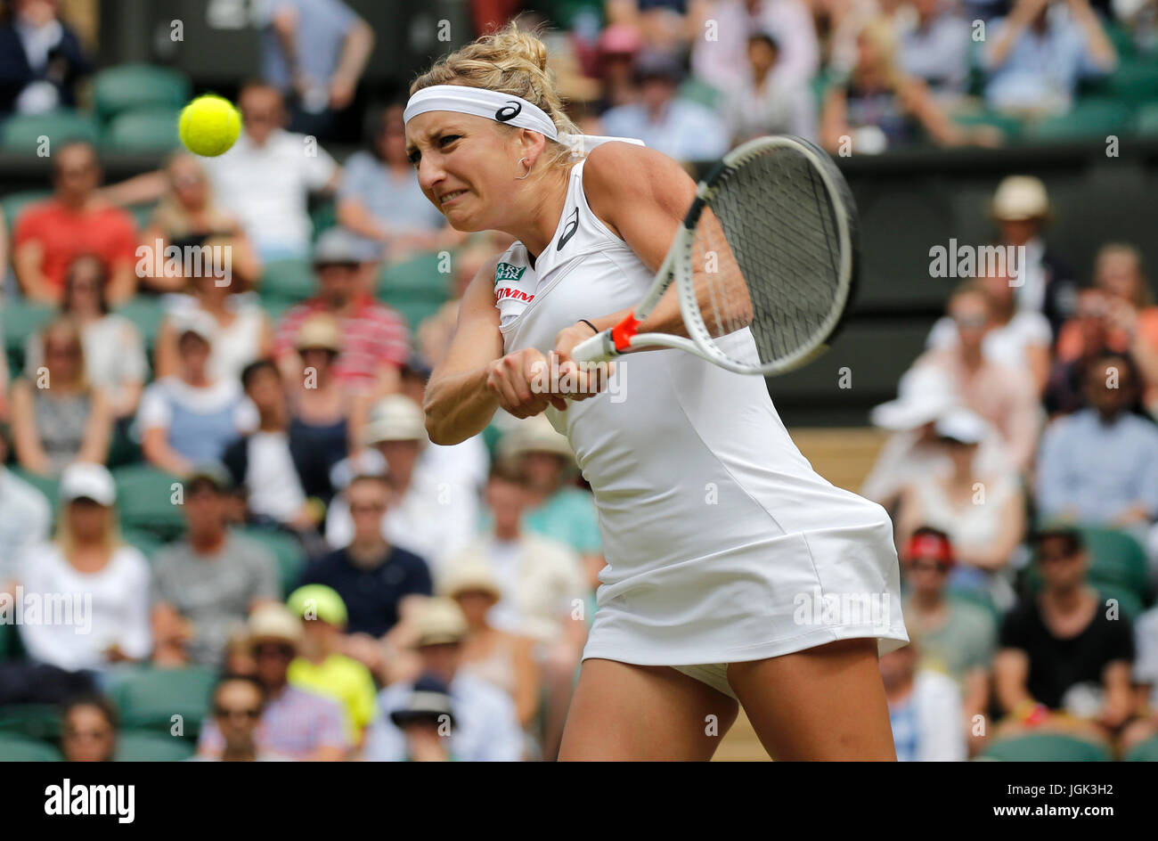 TIMEA BACSINSZKY, SUISSE, le tournoi de Wimbledon 2017, 2017 Banque D'Images