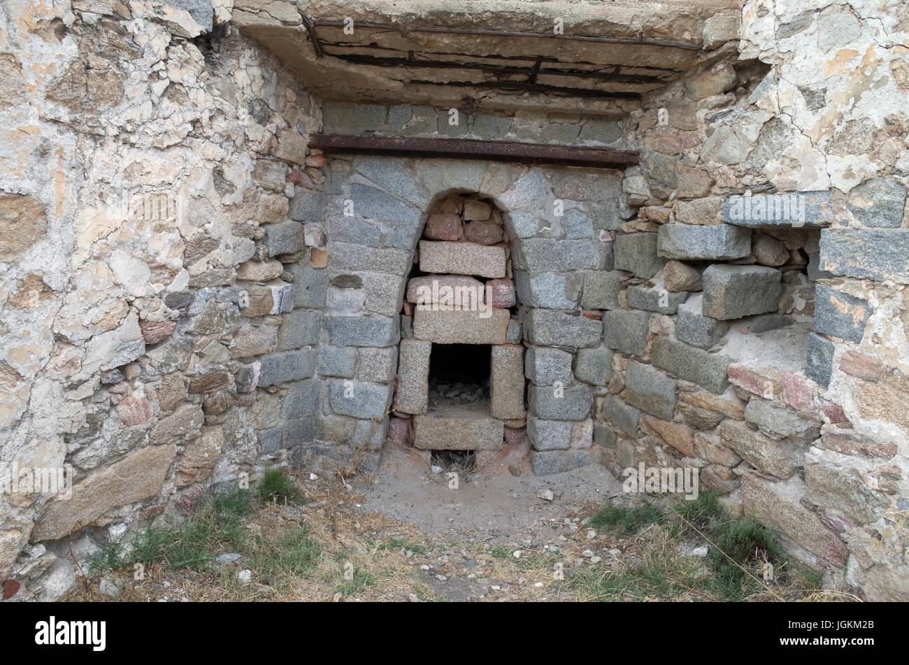 Golfo Aranci, SARDAIGNE. Vieux four à bois Banque D'Images