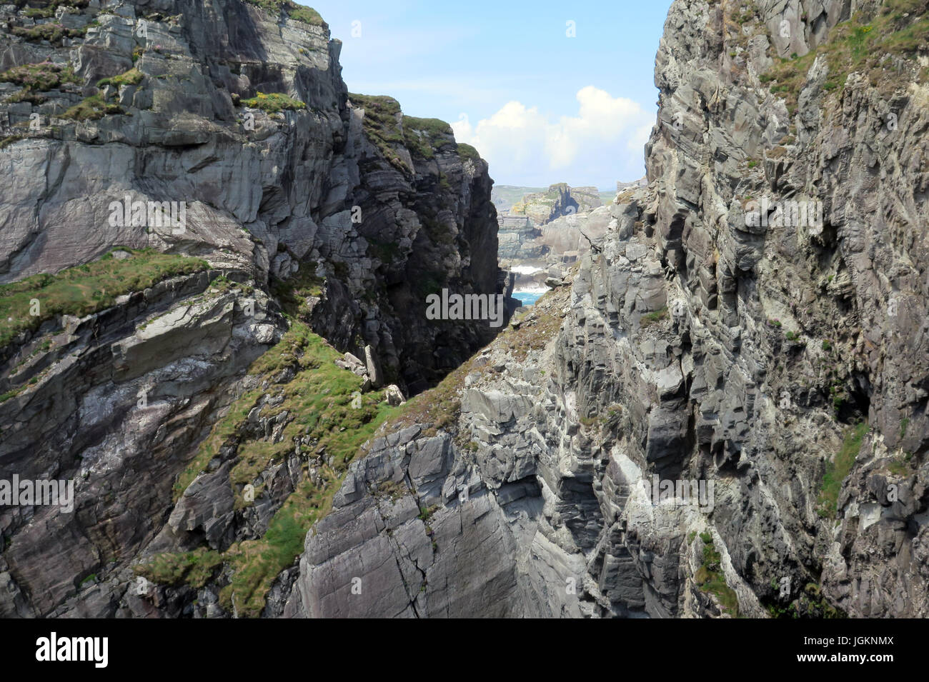 Mizen Head, Ring of Kerry, Irlande, IE Banque D'Images Mizen Head, Ring of Kerry, Irlande, IE Banque D'Images