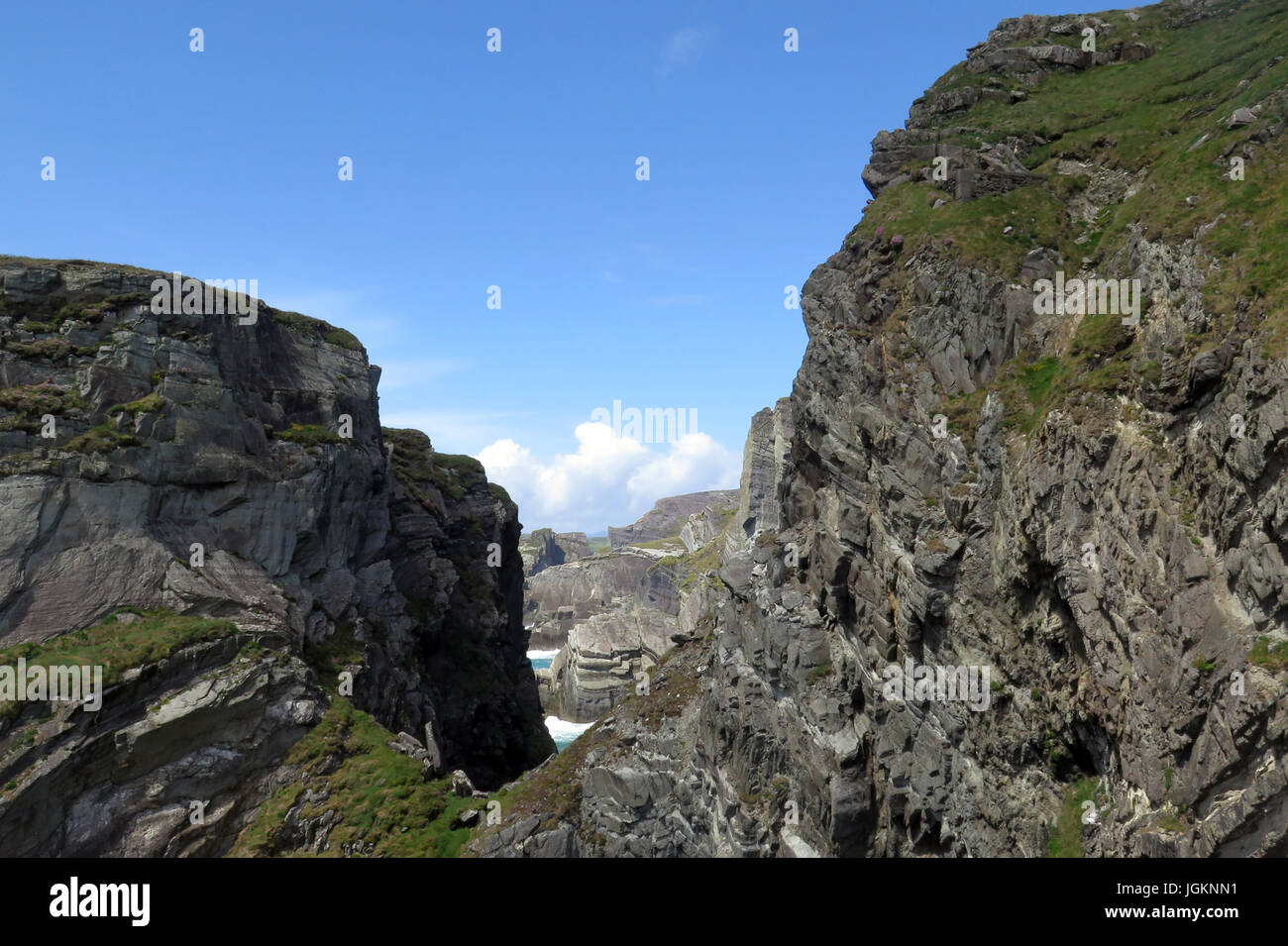 Mizen Head, Ring of Kerry, Irlande, IE Banque D'Images Mizen Head, Ring of Kerry, Irlande, IE Banque D'Images