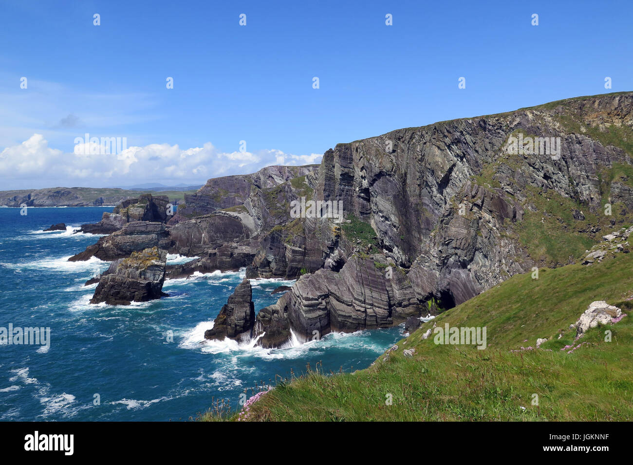 Mizen Head, Ring of Kerry, Irlande, IE Banque D'Images Mizen Head, Ring of Kerry, Irlande, IE Banque D'Images