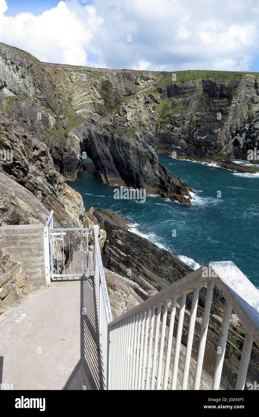 Mizen Head, Ring of Kerry, Irlande, IE Banque D'Images Mizen Head, Ring of Kerry, Irlande, IE Banque D'Images