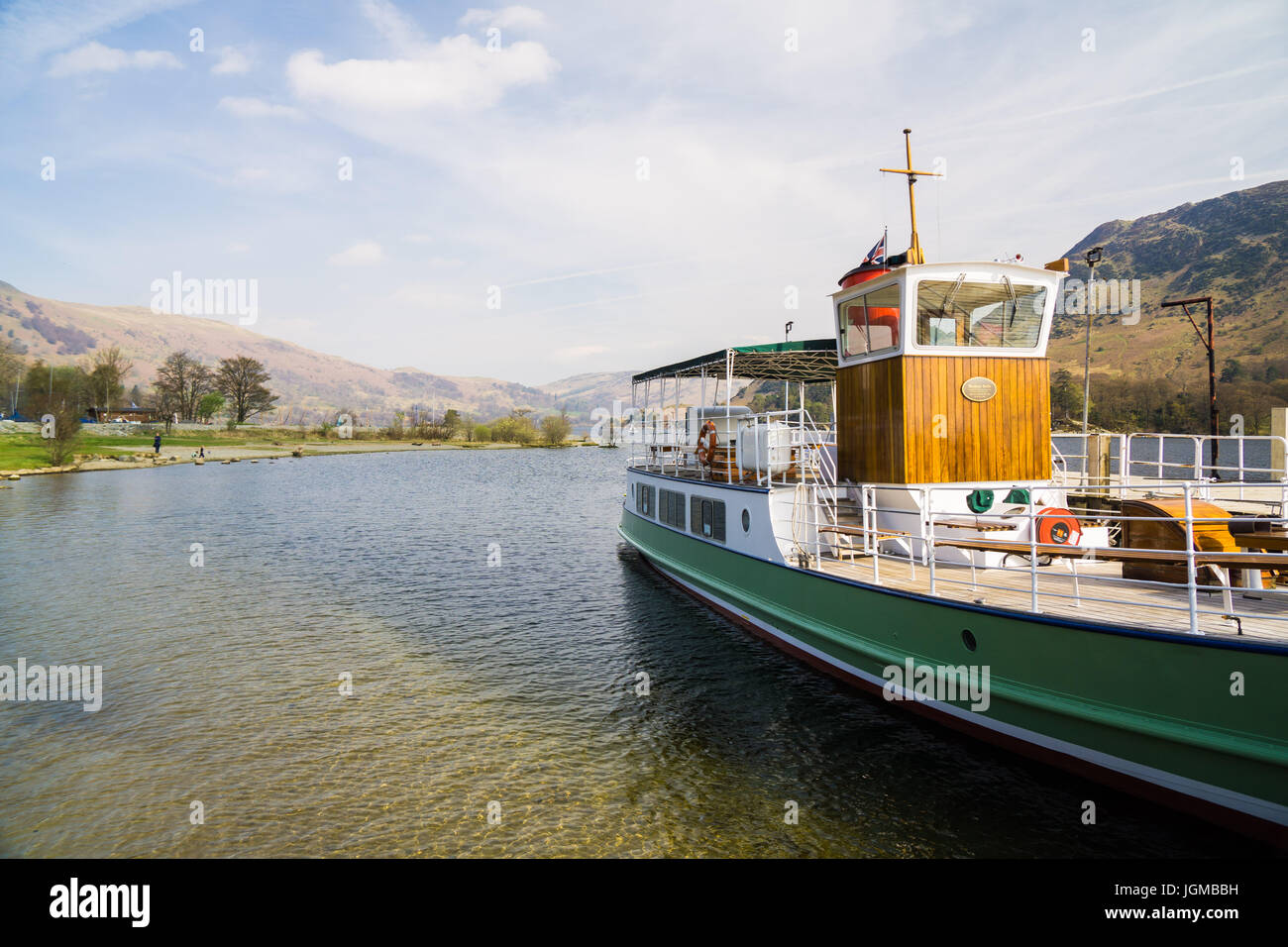 La dame Wakefield bateau sur le lac Ullswater Banque D'Images