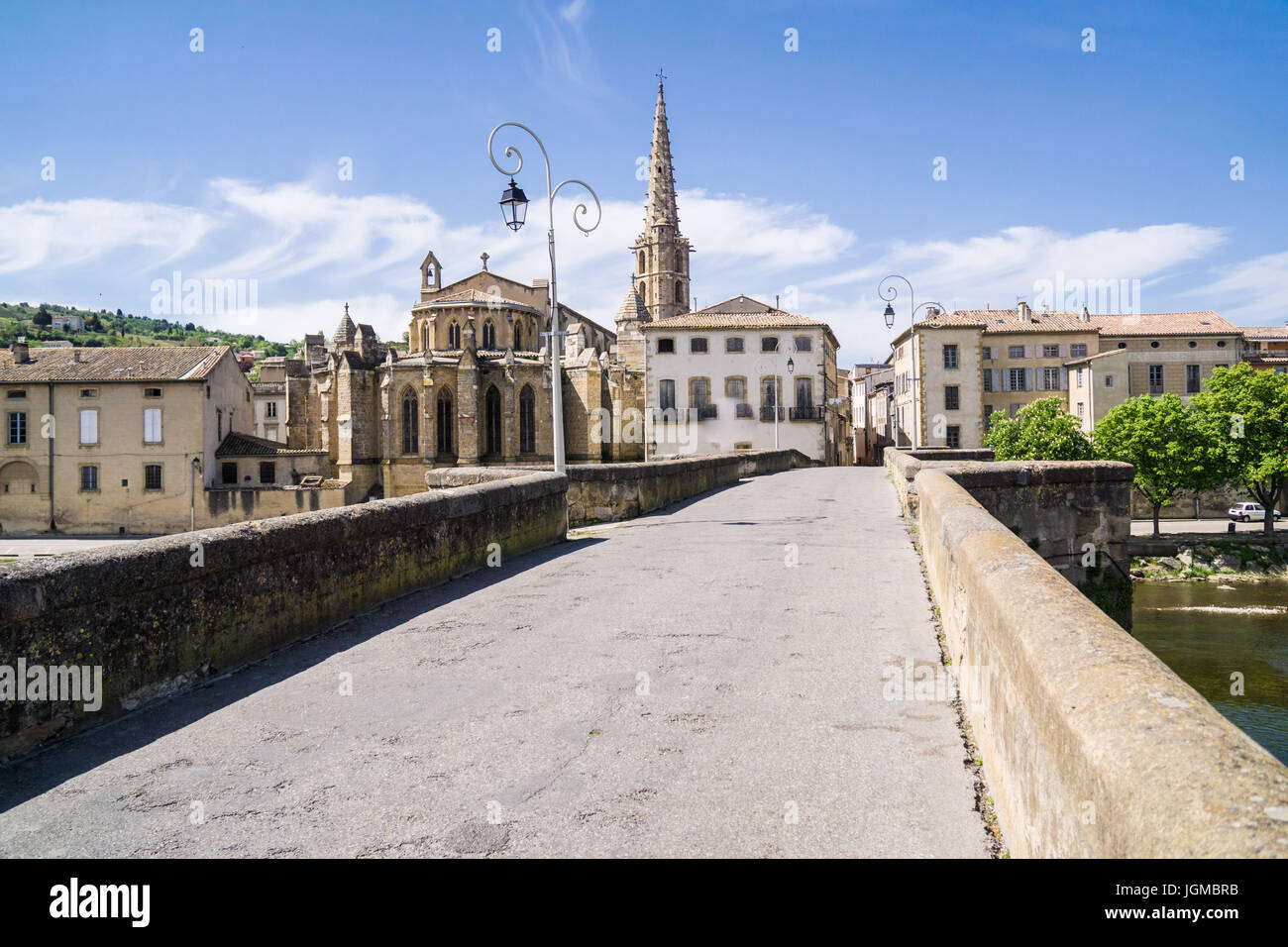 Limoux dans le sud ouest de la France Banque D'Images