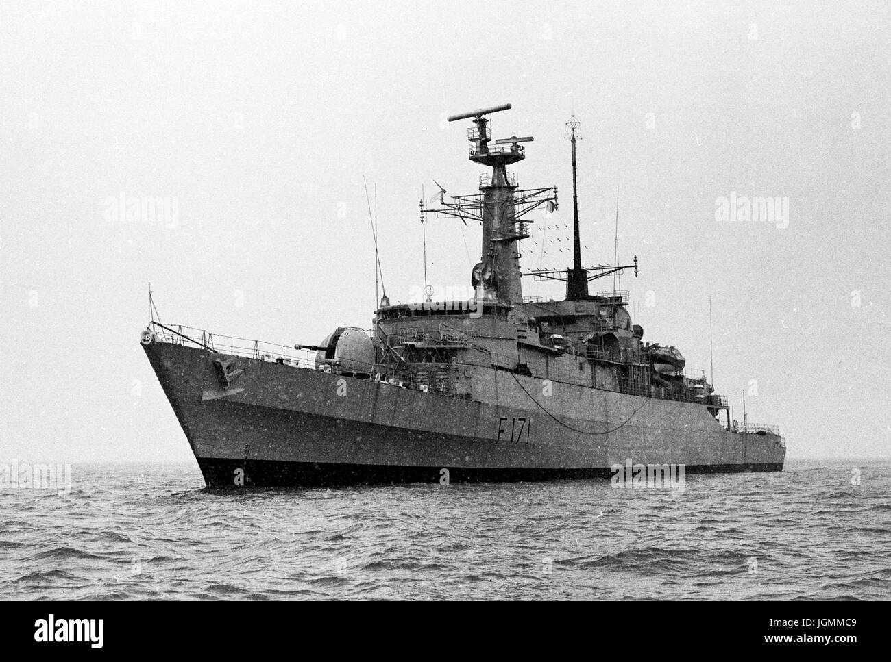 AJAXNETPHOTO. 1970 S. Manche. - Nouvelle frégate HMS ACTIVE SUR ESSAIS CLINIQUES DANS LE CANAL. PHOTO:COLLECTION VT/AJXNETPHOTO REF:HDD NA  ACTIVE VT11A Banque D'Images