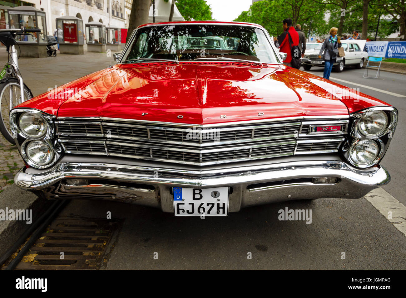 BERLIN - 17 juin 2017 : berline Ford Galaxie 500 / XL, 1967. Les Classic Days Berlin 2017. Banque D'Images