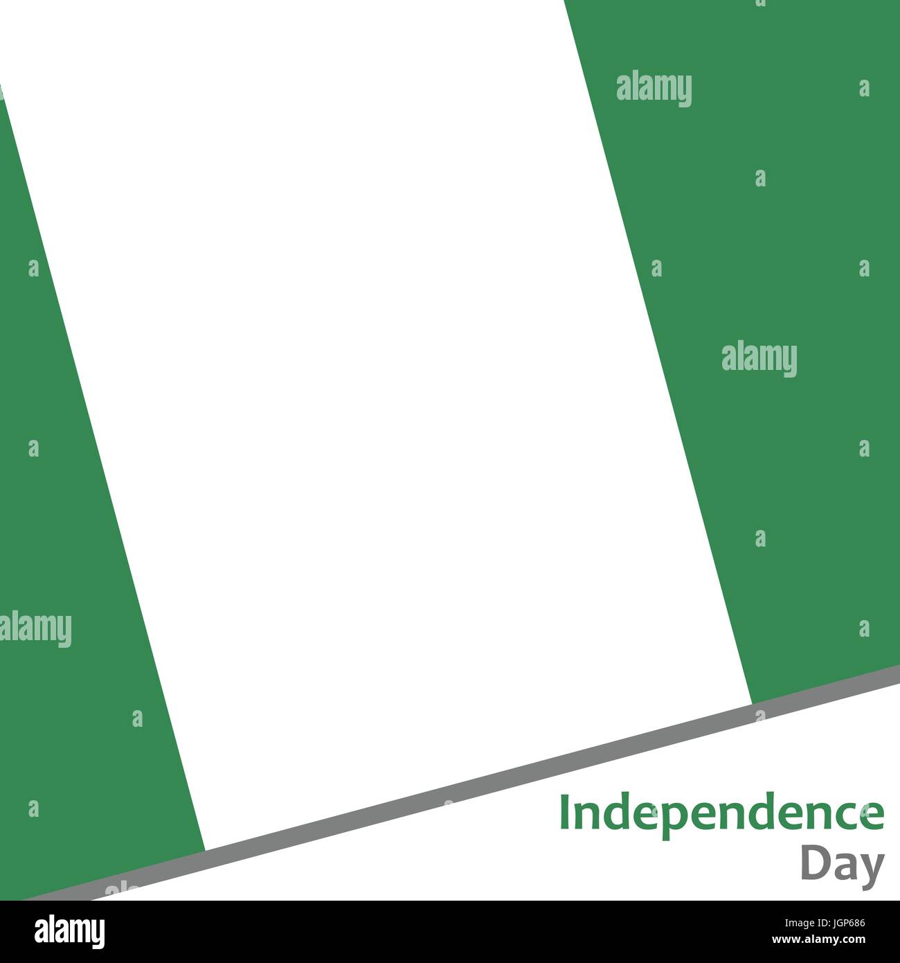 Le jour de l'indépendance du Nigeria Illustration de Vecteur