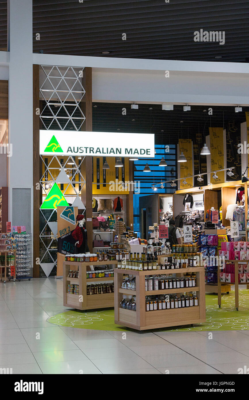 L'aéroport de Melbourne - Souvenirs Banque D'Images