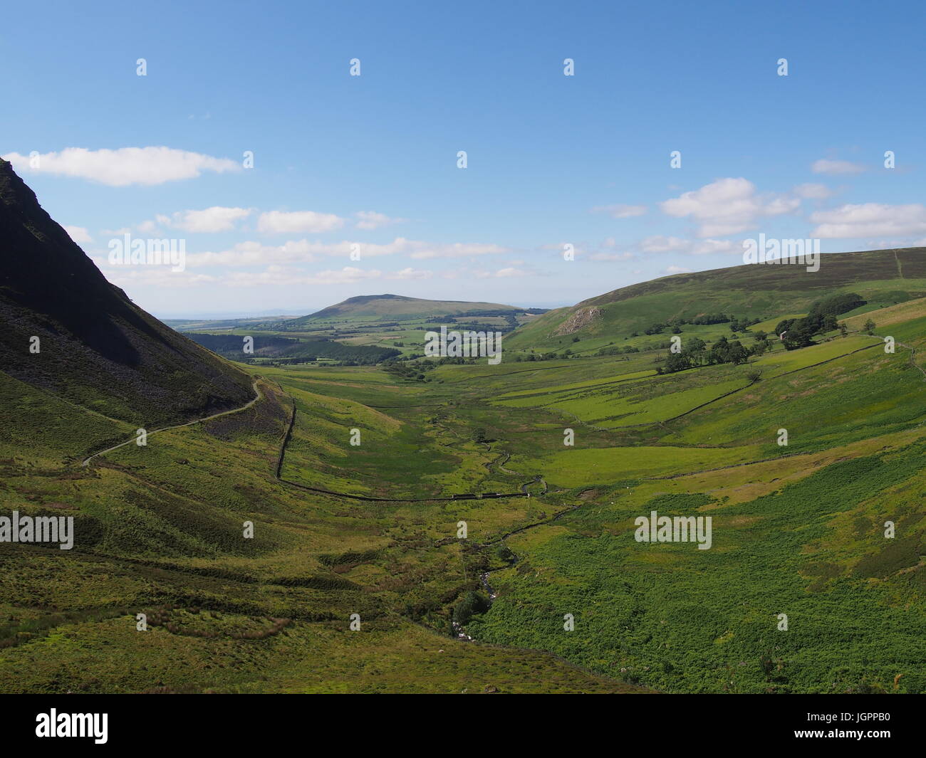 Le trait du nord, vallée du Lake District, Cumbria, Royaume-Uni Banque D'Images