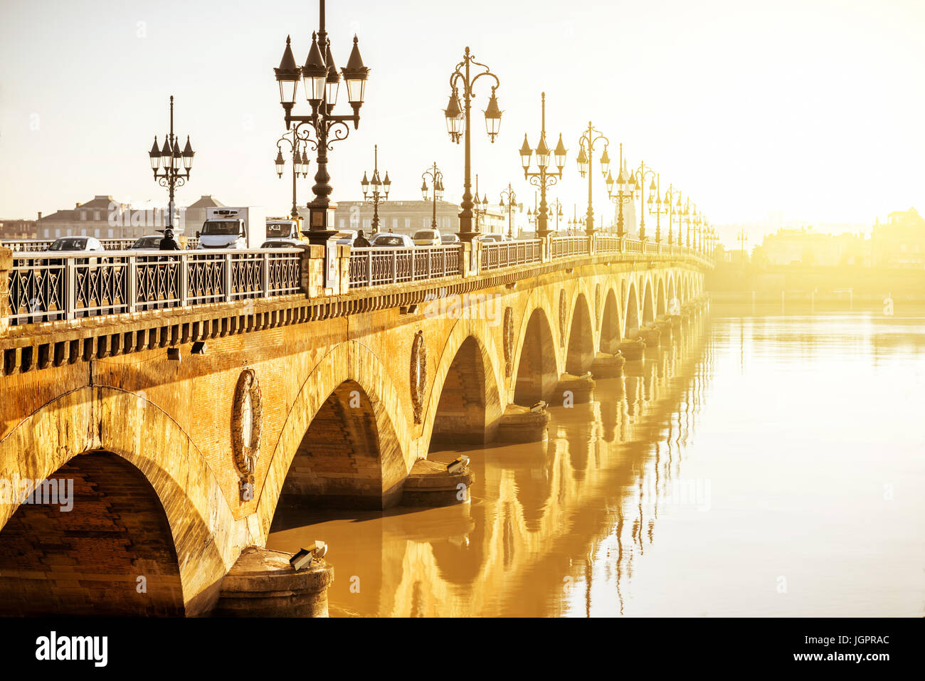 La ville de Bordeaux en France Banque D'Images