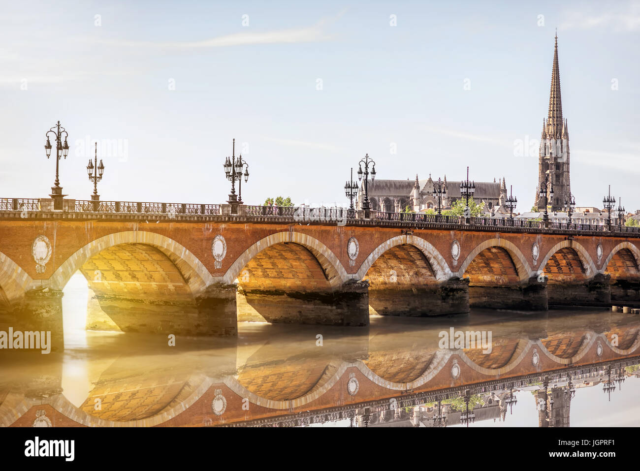 La ville de Bordeaux en France Banque D'Images