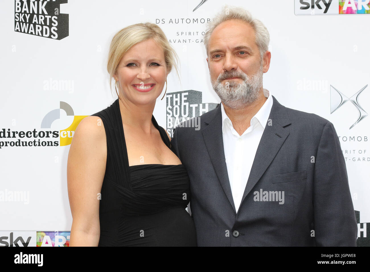 Londres, Royaume-Uni. 9Th Aug, 2017. Alison Balsom, Sam Mendes, South Bank Sky Arts de la scène, le Savoy, Londres, Royaume-Uni. 09 juillet, 2017. Photo par Richard Goldschmidt : Riche de crédit Gold/Alamy Live News Banque D'Images