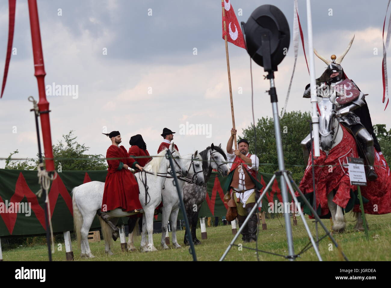 Eltham Palace 2017 Joust Banque D'Images