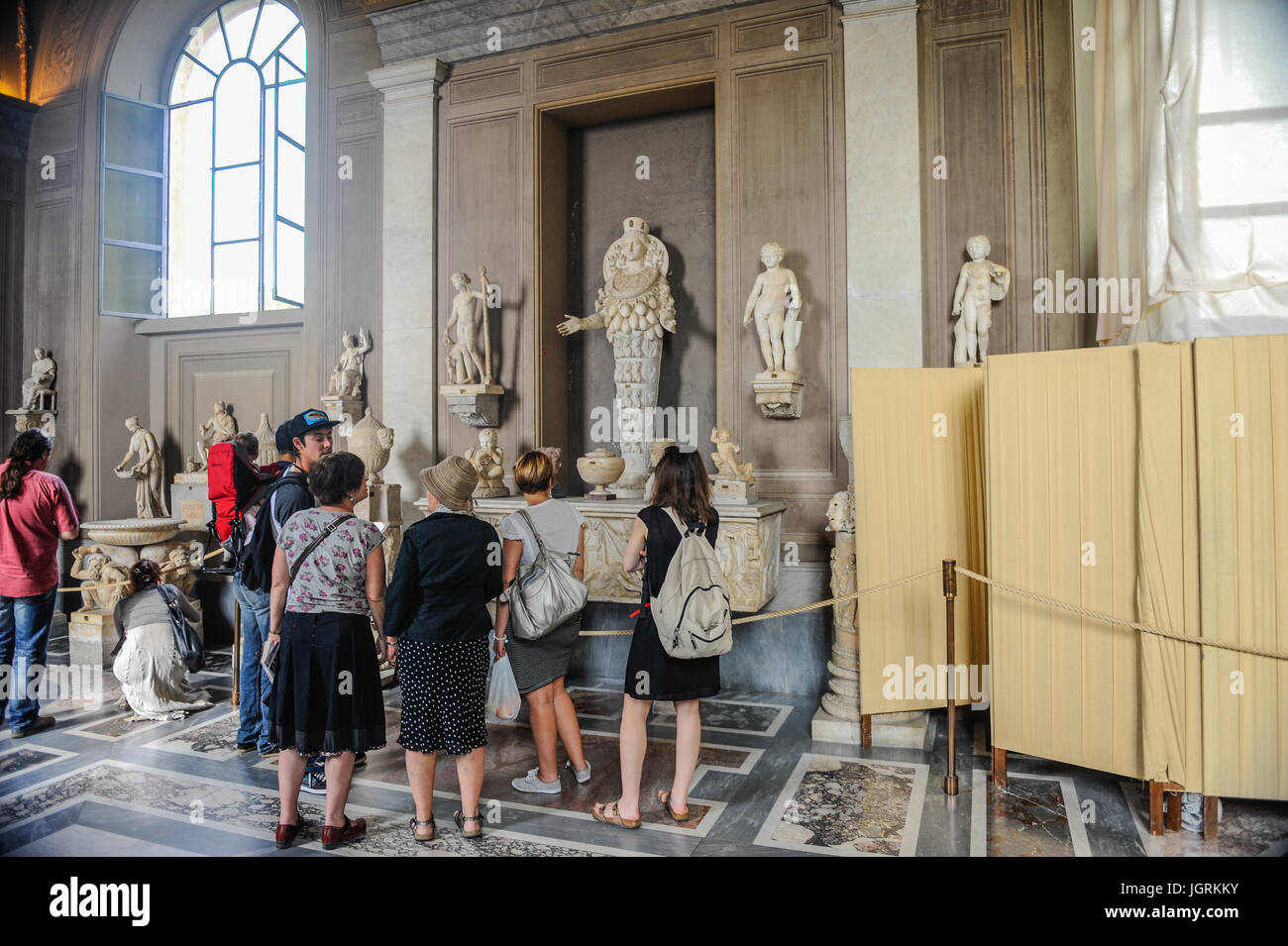 Les musées du Vatican (Musei Vaticani) présentent des œuvres de la vaste collection de l'Église catholique Banque D'Images