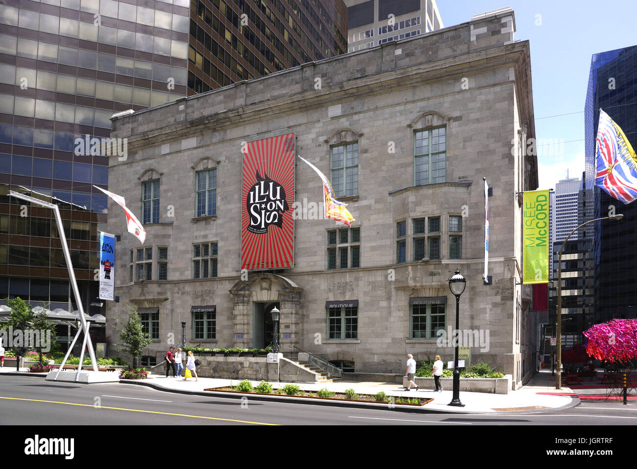 Montréal, Canada, 9 juillet,2017.Le Musée McCord sur la rue Sherbrooke à Montréal.Credit:Mario Beauregard/Alamy Live News Banque D'Images