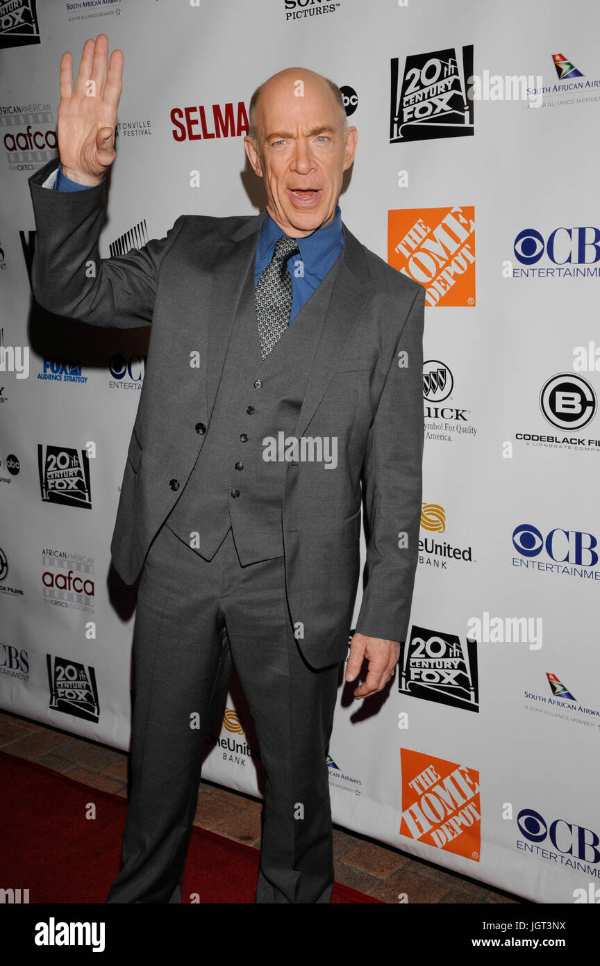 J.K. Simmons participe à la 6e édition annuelle des prix AAFCA Taglyan Cultural Complex février 4,2015 Hollywood, Californie. Banque D'Images