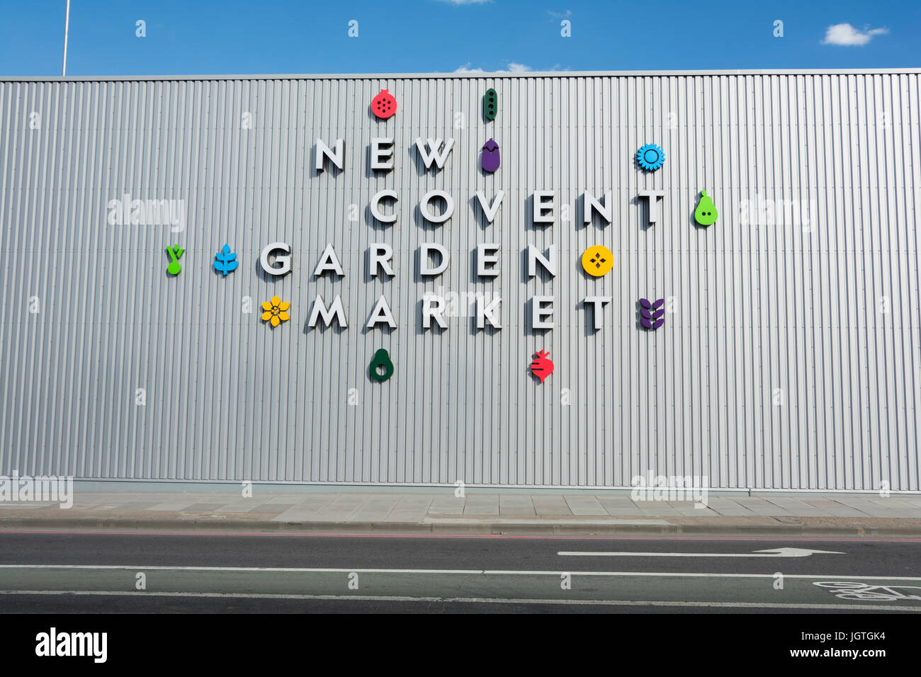 New Covent Garden Market à Nine Elms, Battersea, Londres, Angleterre, Royaume-Uni Banque D'Images