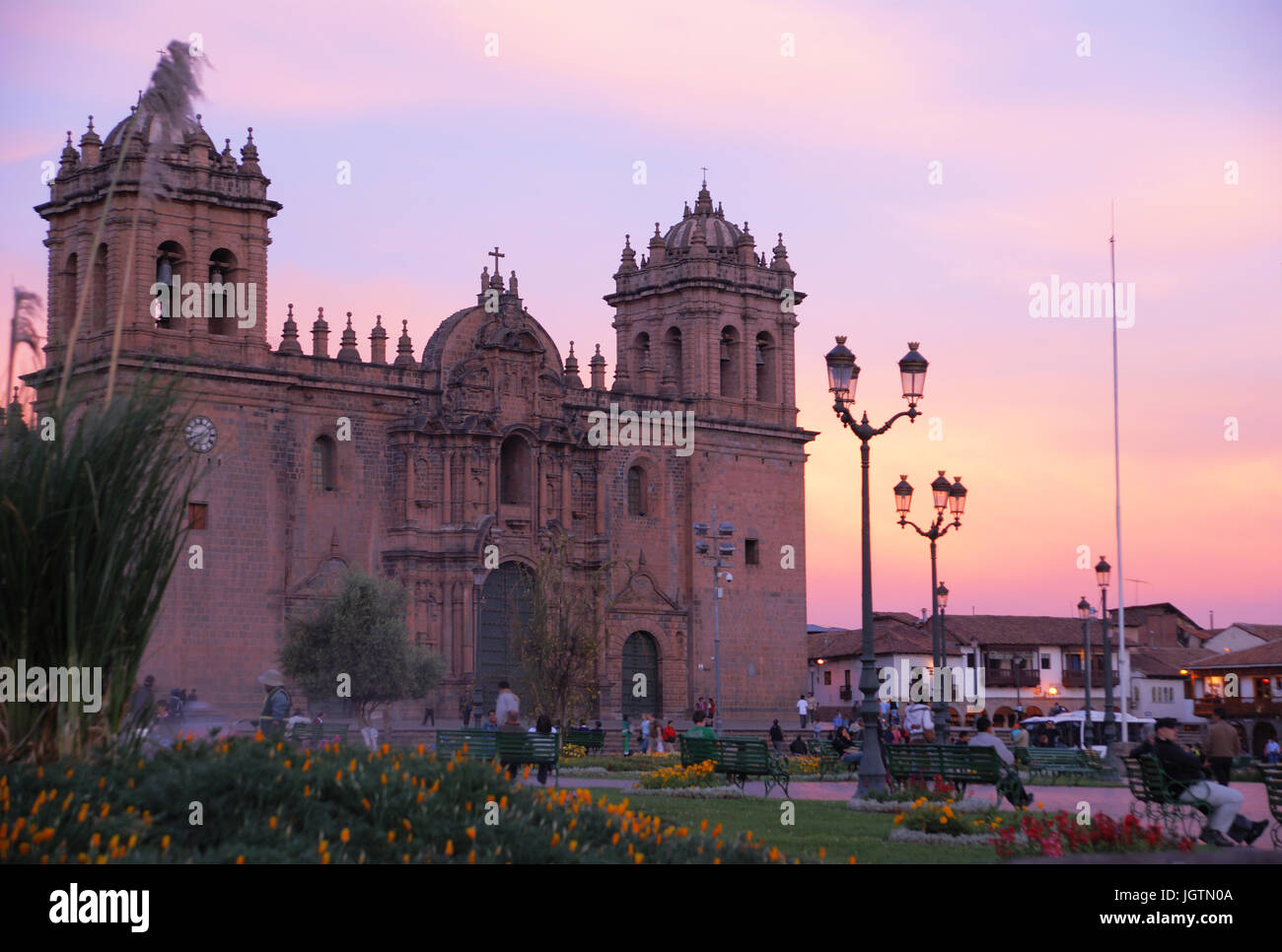 Del Cusco Cathedral, Cusco, région de Cusco, Lima, Pérou Banque D'Images
