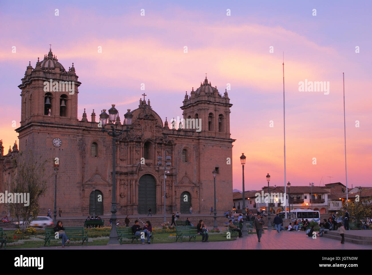 Del Cusco Cathedral, Cusco, région de Cusco, Lima, Pérou Banque D'Images