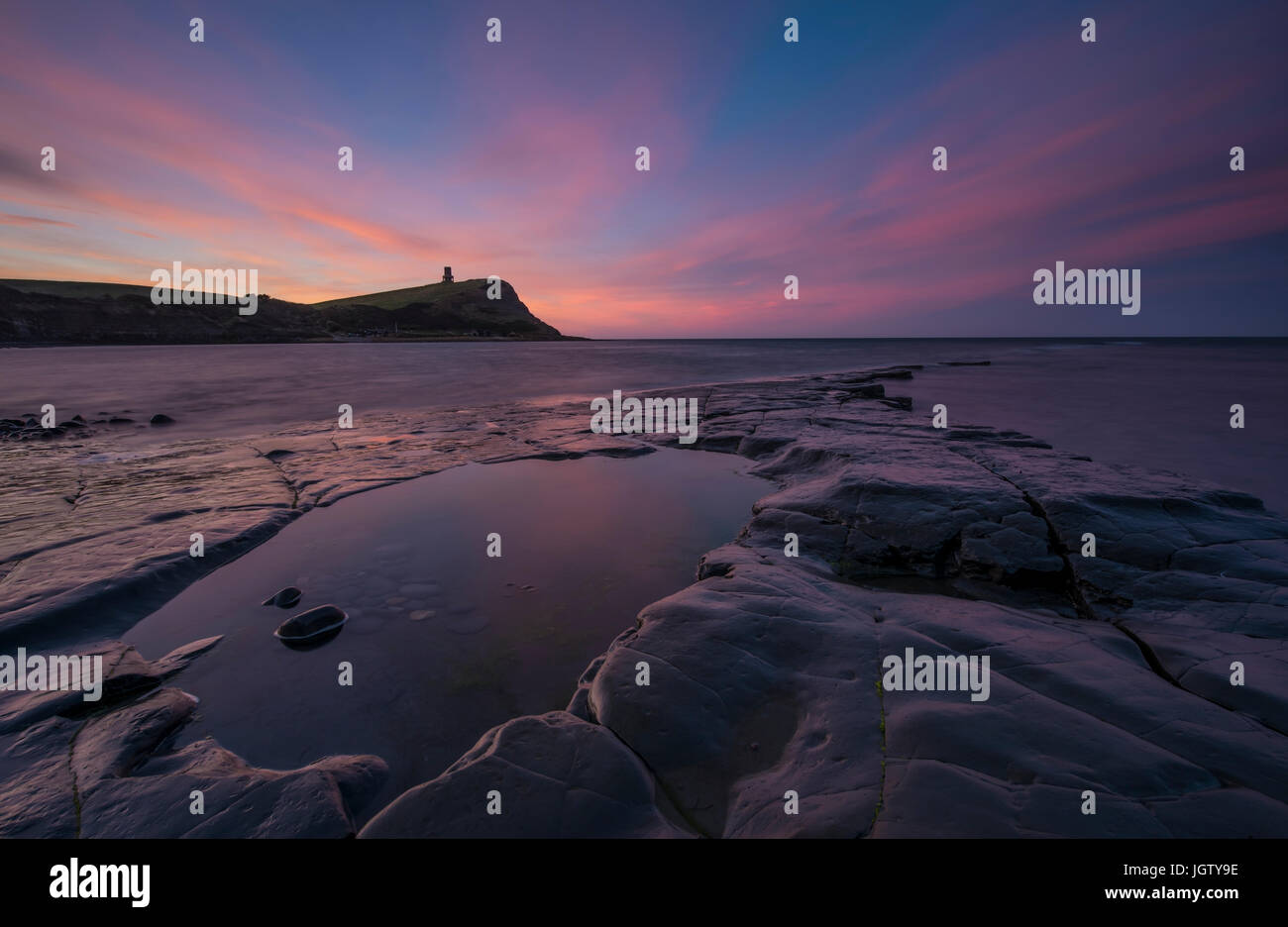 Plage de Kimmeridge Dorset UK Banque D'Images